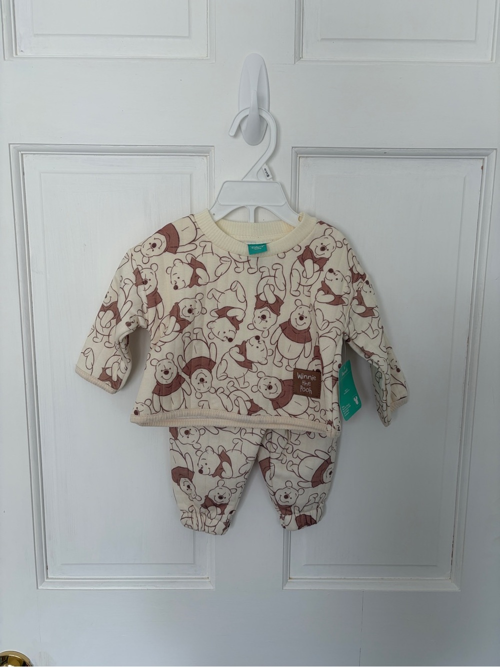 Disney Winnie the Pooh Quilted Outfit Set NWT - Picture 2 of 4